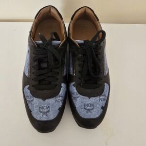 MCM Black and Blue Women's Sneakers